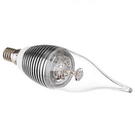 FLY E14 3W 240LM 3500K Ampoule bougie LED blanc chaud (110-220V)