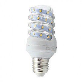 Ampoule Led spirale à économie d'énergie 7W E27, Base AC 110V 120V 220V 230V 240V 2835 SMD 5500-6500K/2700-3500K