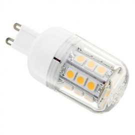 G9 30 SMD 5050 400 LM lumières de maïs LED blanc chaud