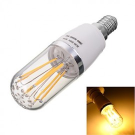 Marsing E14 6 W 6-COB 600 lm lumière blanche chaude/froide LED ampoule à filament (AC 85 ~ 265 V)