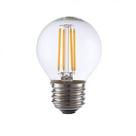 Ampoules à Filament LED 3,5W E26 G16.5 4 COB 350 lm Blanc Chaud Intensité Variable 120V 1 pcs