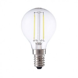 Ampoules LED à filament 2W E14 P45 2 COB 250 lm Blanc chaud / Blanc froid 1 pcs