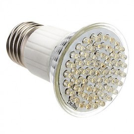 Ampoule spot LED E27 3,5 W 60 LED 350-400 lm 3000-3500 K lumière blanche chaude (85-265 V)