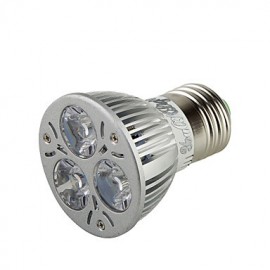 1 pièce E27 3W 300lm 3000K lumière blanche chaude 3 projecteurs LED haute puissance (AC110-120V/220-240V)