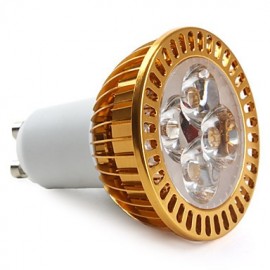 Spot LED GU10 MR16 4 LED Haute Puissance 360 lm Blanc Chaud