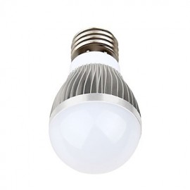 3W E26/E27 Ampoules Globe LED A60(A19) 3 LED Haute Puissance 270 lm Blanc Chaud / Blanc Naturel Décoratif 1 pcs