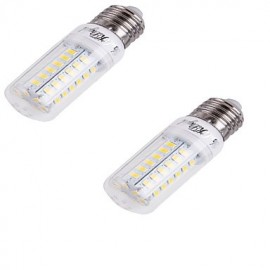 2 pièces E27 4W 56 * SMD5730 6000K lumière blanche CRI80 LED ampoules de maïs lampe (220-240V)