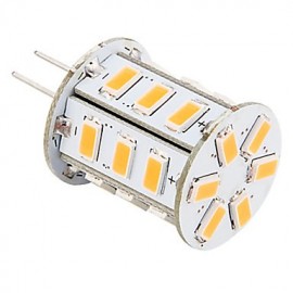 Ampoules de maïs, G4 2 W 24 SMD 5730 140 LM Blanc chaud AC 12