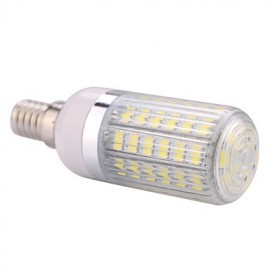 Ampoule LED épis de maïs E14 15W 60x5730SMD 1500LM 2800-3200K /6000-6500K blanc chaud/blanc froid avec couvercle rayé (85-265V)