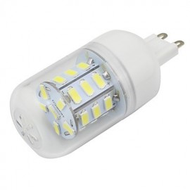 Couvercle transparent G9 4W lampe LED Style maïs 5730SMD 27LED AC85-265V lumière à économie d'énergie blanc froid/chaud (1 pièce)