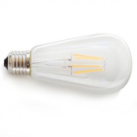 1 ampoule LED ST64 E26/E27 4 * COB 4 W 360 lm 2200 K (AC 85-265 V).