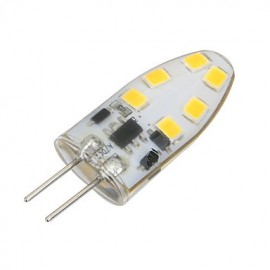 G4 joint en silicone 3W 200lm 3500K/6500k 12x SMD 2835 LED lampe ampoule blanc chaud/froid (AC/DC 12V)