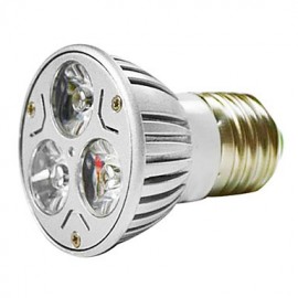 MR16 3W 1W * 3 LED 270-300LM blanc chaud/lumière blanche ampoule LED (AC 100--220V)