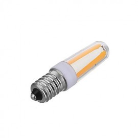 Ampoule LED E14 à intensité variable 4 W 400 lm COB à filament de lumière blanche chaude/froide (AC220-240 V)