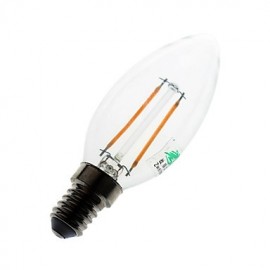 Zweihnder W491 E14 2W 180LM 2800-3500K LED noyau de tungstène lumière chaude bougie (AC 220-240V)