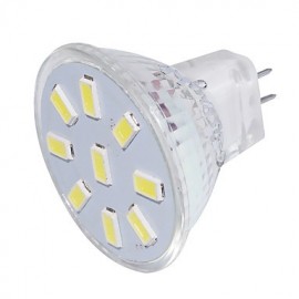 Projecteur LED MR11 2W blanc chaud/blanc 3000K /6000K 150lm 9-SMD5733 (AC/DC12V)