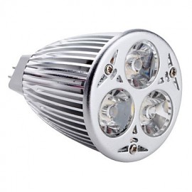 Spot LED GU5.3(MR16) 6W MR16 3 LED haute puissance 540 lm Blanc naturel DC 12