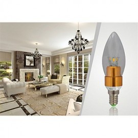 Ampoule LED de style bougie 7W E14 650-700LM 3000-3500K couleur blanc chaud (85-265V)