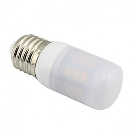 E26 3.6 W 27x5730SMD 400LM 5500 ~ 6500 K lumière blanche LED ampoule à couvercle givré en maïs AC 110 V ~ 120 V