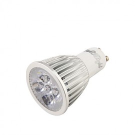 1 pièces GU10 5W 450lm 3000K/6000K 5-ampoule de projecteur LED haute puissance (AC110-120V/220-240V)-argent