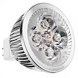 Spot LED 5W GU5.3(MR16) MR16 4 LED haute puissance 240 lm Blanc chaud DC 12