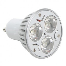 GU10 3 W 3 LED haute puissance 270 LM blanc naturel MR16 spots