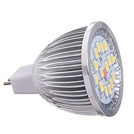 Ampoules de projecteurs LED de couleur blanc chaud/froid 8W MR16 16XSMD5630 650LM (12V)