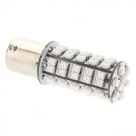 Ampoule LED jaune 1156 3W 68-SMD 240-270LM pour phare antibrouillard de voiture (12V)