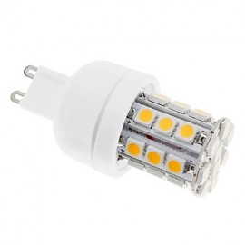 G9 30 SMD 5050 400 LM lumières de maïs LED blanc chaud