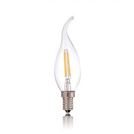 Lampe à Filament LED C35L 2W E14 180LM, bougies en verre Edison, éclairage pour lustre (AC220-240V)