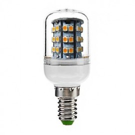 Le maïs de 3W E14 LED allume T 48 SMD 3528 180 LM blanc chaud décoratif