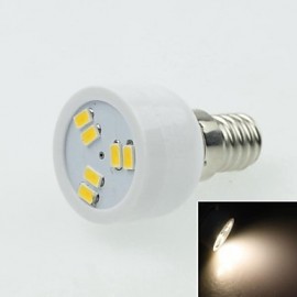 Spot E14 2W 6LED 5730SMD 90-120LM 3000-3500K AC220-240V Blanc Chaud - Blanc Argent