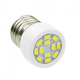 Spot E27 4W 12LED 5730SMD 240-280LM 6000-7500K AC220-240V Blanc - Blanc Argent