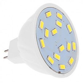 Spot LED 5W MR16 15 SMD 5630 460 lm Blanc Froid DC 12