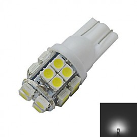 T10 1.2W 20X3528SMD 85LM 6000-6500K lumière de cale latérale inversée blanc froid lumières de voiture LED (DC 12V)