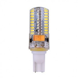 1 pcs T10 6 W 72 SMD 3014 540 lm Blanc Chaud/Blanc Froid Décoratif LED Maïs Lumières AC/DC 12-24 V