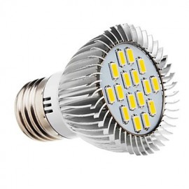 Spot LED 5W E26/E27 16 SMD 5730 420-450 lm Blanc Chaud