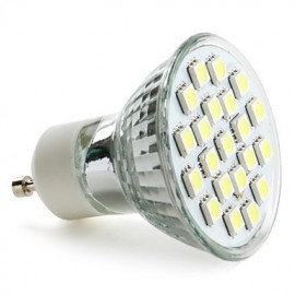 Spot LED GU10 MR16 21 SMD 5050 220 lm Blanc Naturel