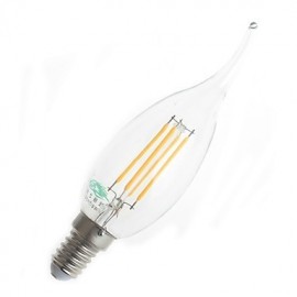 Ampoules LED à Filament E14 4W CA35 4 380 lm Blanc Chaud Décoratif