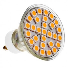 Spot LED GU10 5W 29 SMD 5050 390-430 lm Blanc Chaud