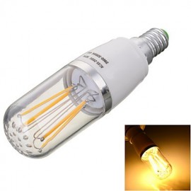 Marsing E14 4 W 4-COB 400 lm lumière blanche chaude/froide LED ampoule à filament (AC 85 ~ 265 V)