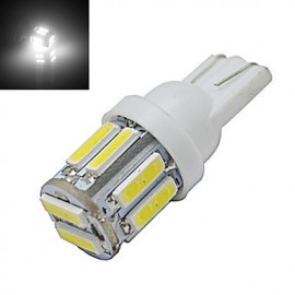 T10 3W 10X7020SMD 210LM 6000-6500K Lumière de voiture LED blanc froid (DC 12V)