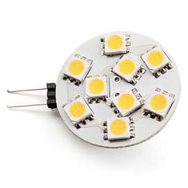 Spot LED G4 3W 9 SMD 5050 100 lm Blanc Chaud DC 12