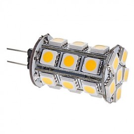 Lampes Maïs LED 3W G4 T 24 SMD 5050 290 lm Blanc Chaud DC 12