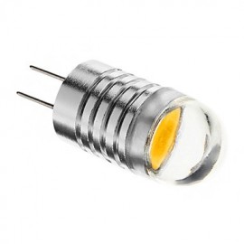 G4 1,5 W 1pcs COB 90-120lm LM spots blancs chauds DC 12