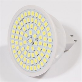 5W 2835X80SMD GU10/MR16 couleur blanc froid chaud coque en plastique LED spots (AC220-240V)