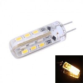 Lampes Maïs LED 2W G4 T 24 SMD 3014 90 lm Blanc Chaud DC 12 1 pcs