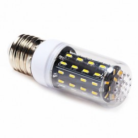 4W E14 / E26/E27 Lampes Maïs LED T 56 SMD 4014 400 lm Blanc Chaud / Blanc Naturel 1 pcs