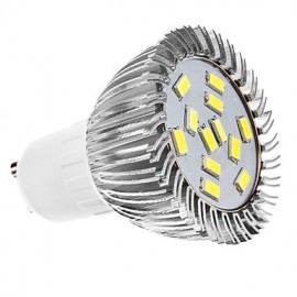 Spot LED GU10 MR16 12 SMD 5630 360 lm Blanc Naturel