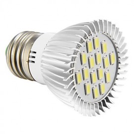 Spot LED 4W E26/E27 16 SMD 5730 280 lm Blanc Froid